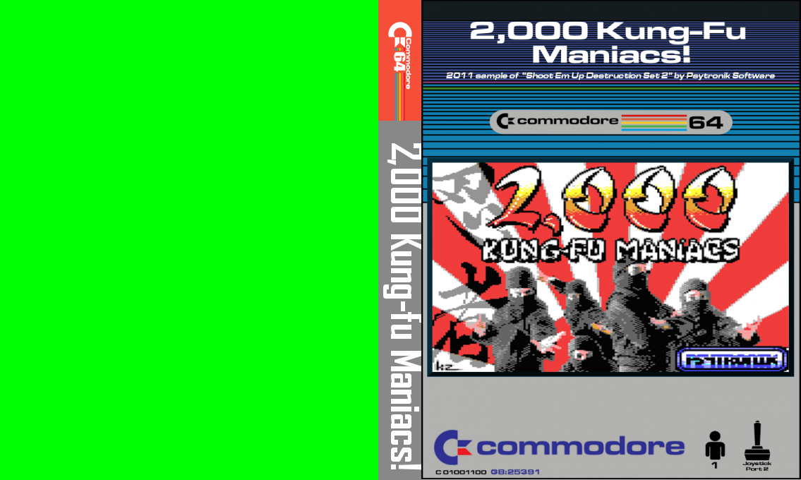 2,000 Kung-fu Maniacs! — box-texture (CUS)