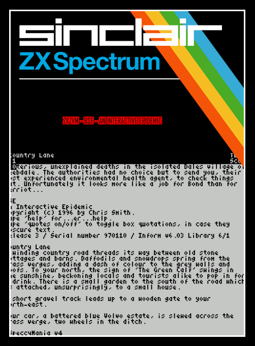 ZxZvm - BSE - An Interactive Epidemic box art