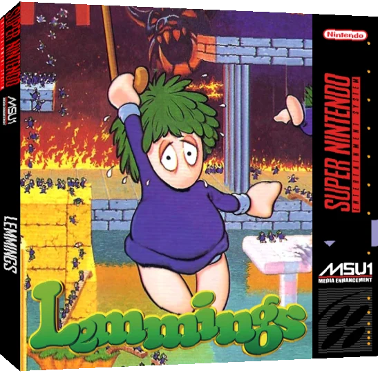 Lemmings — box-3D (US)