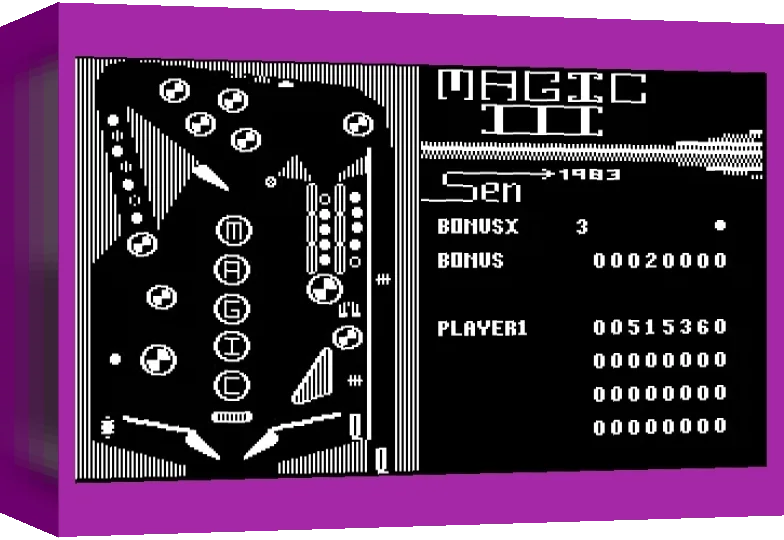 Magic III Pinball — box-3D (WOR)