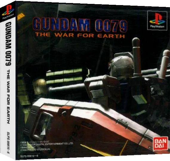 Gundam 0079 - The War For Earth — box-3D (ASI)