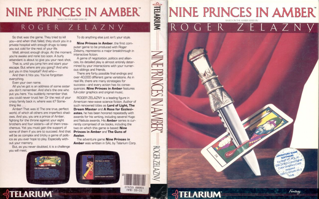Nine Princes In Amber — box-texture (US)