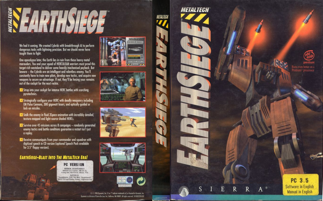 Metaltech - Earthsiege — box-texture (EU)