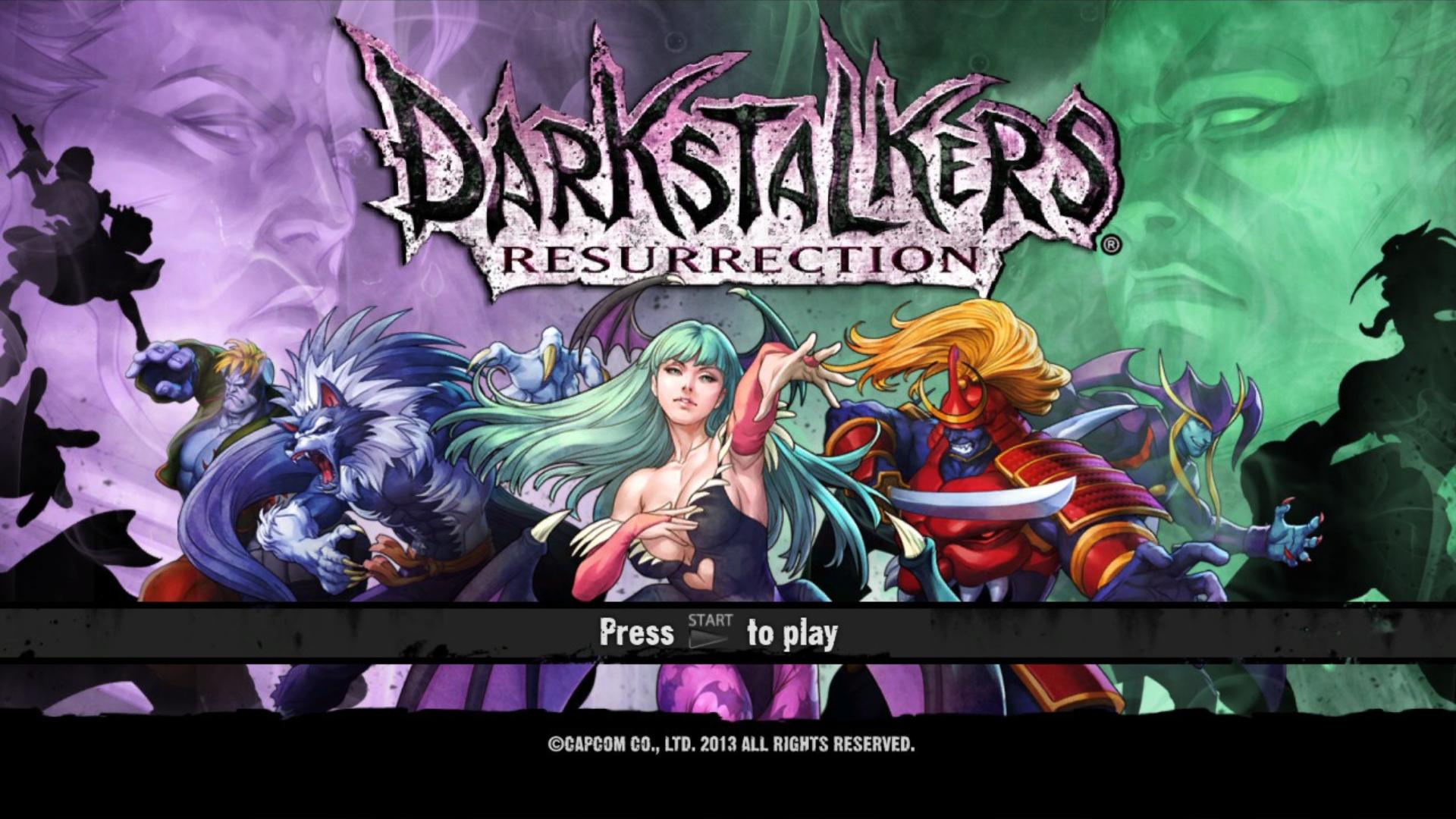Darkstalkers Resurrection — sstitle (US)