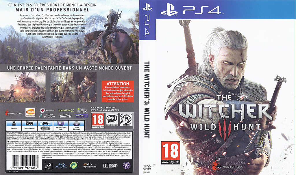 The Witcher 3: Wild Hunt — box-texture (FR)