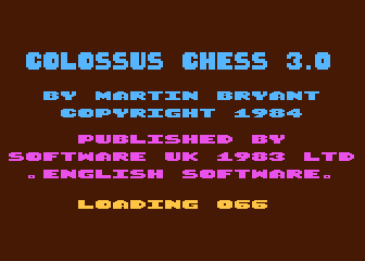 Colossus Chess 3.0 — sstitle (WOR)