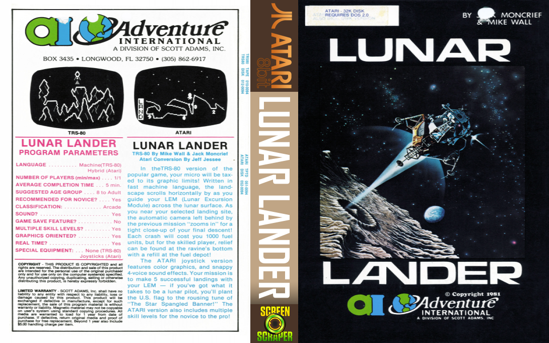 Lunar Lander — box-texture (US)