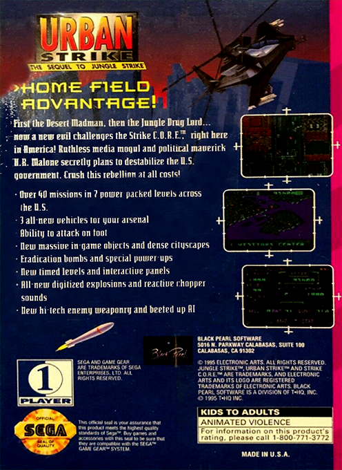 Urban Strike — box-2D-back (US)