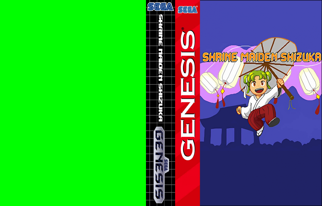 Shrine Maiden Shizuka — box-texture (US)