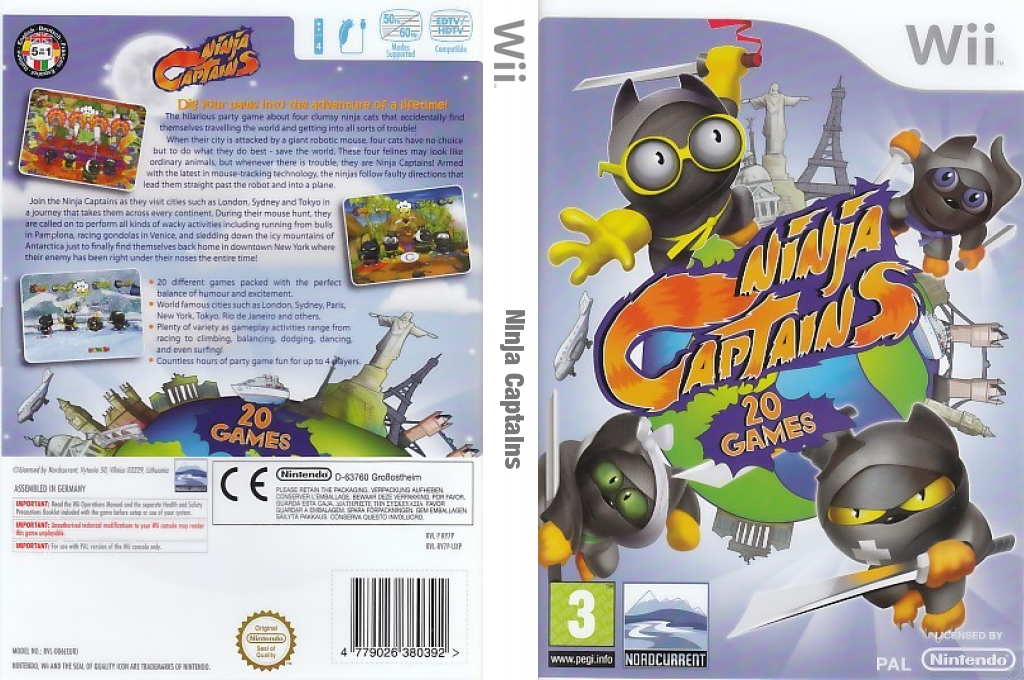 Ninja Captains — box-texture (EU)