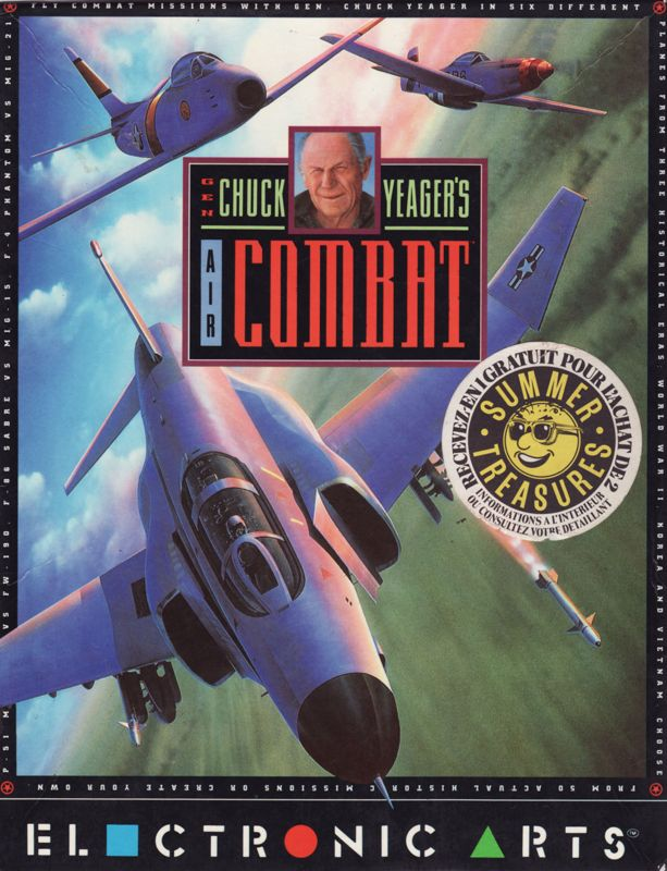 Chuck Yeager's Air Combat — box-2D (EU)