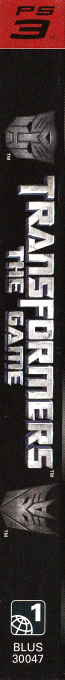 Transformers - The Game — box-2D-side (US)