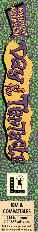 Maniac Mansion - Day of the Tentacle — box-2D-side (US)