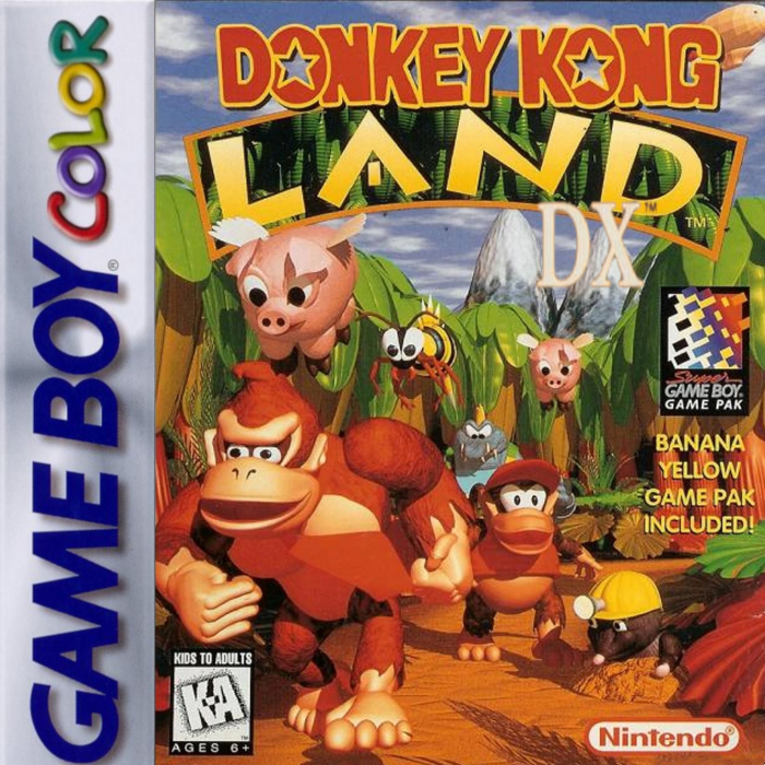 Donkey Kong Land DX box art