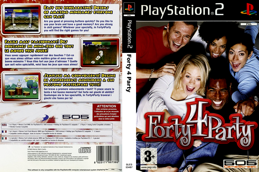 Forty 4 Party — box-texture (EU)