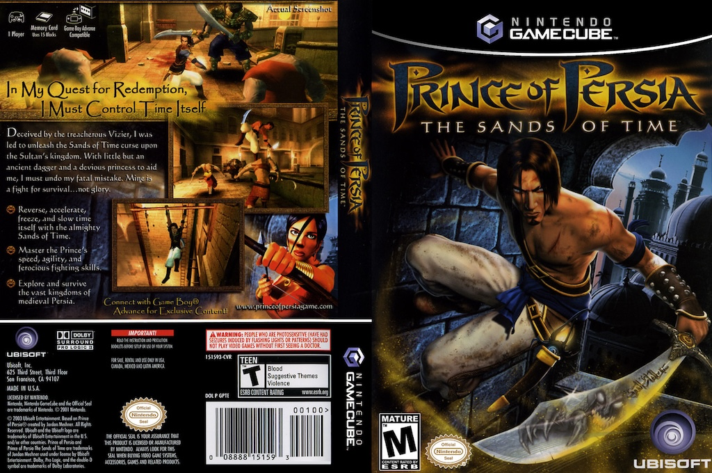 Prince of Persia - The Sands of Time — box-texture (US)