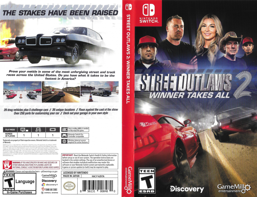 Street Outlaws 2 — box-texture (US)