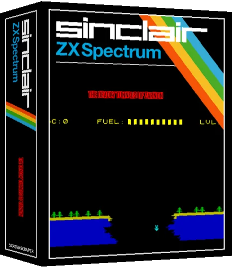 The Deadly Tunnels of Zarnon — box-3D (SS)