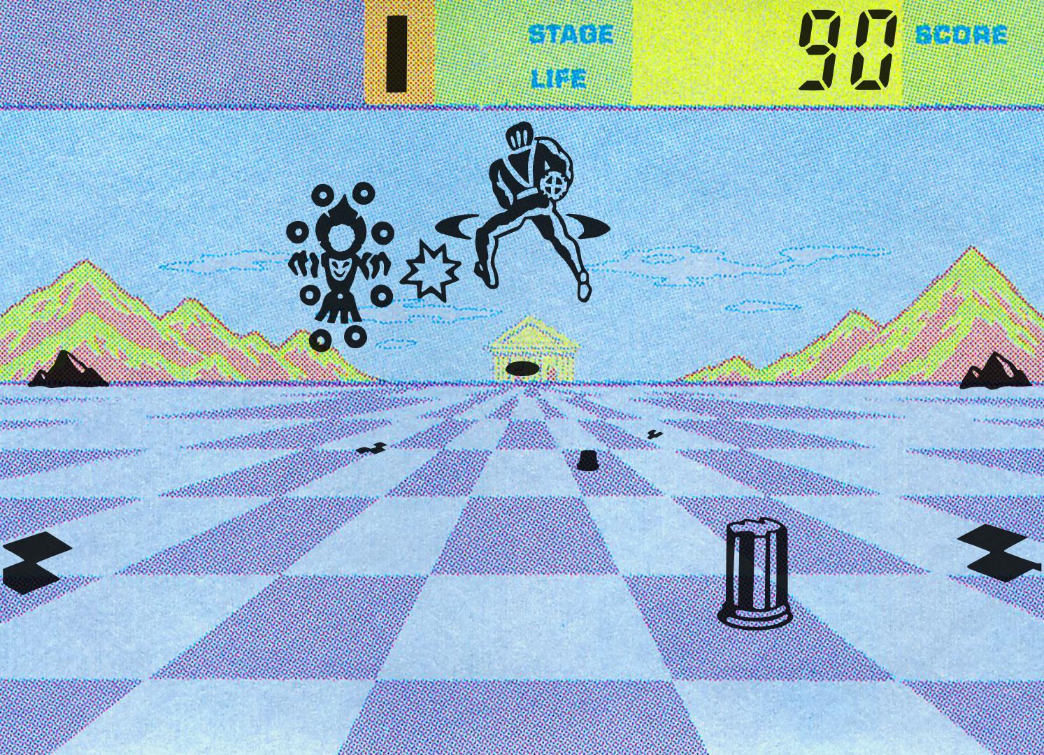 Space Harrier II — ss (WOR)