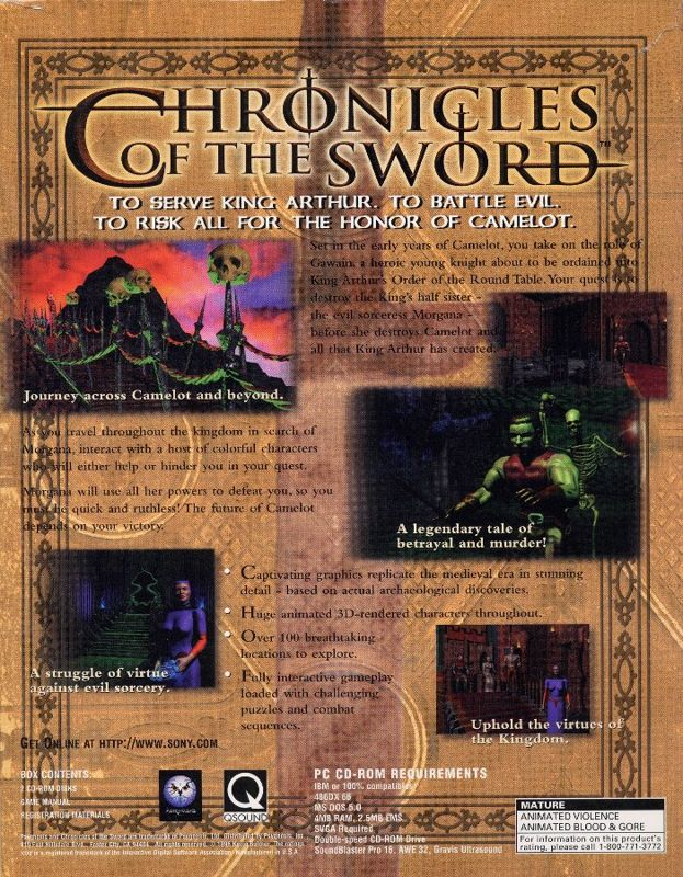 Chronicles Of The Sword — box-2D-back (US)