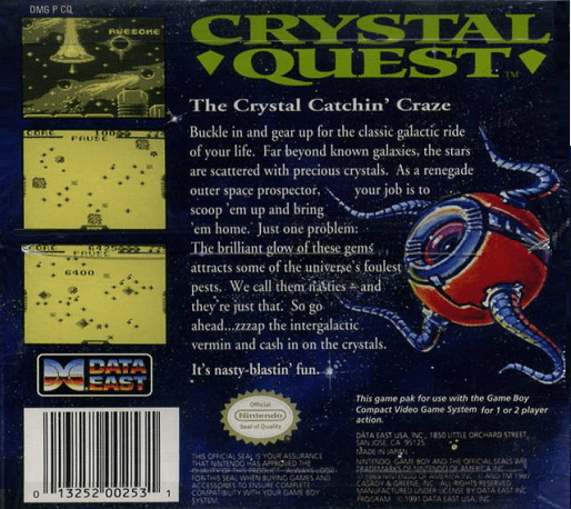 Crystal Quest — box-2D-back (US)