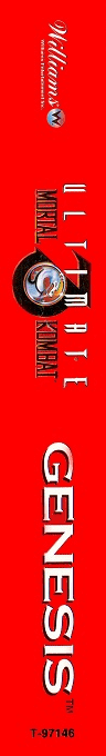 Ultimate Mortal Kombat 3 — box-2D-side (US)