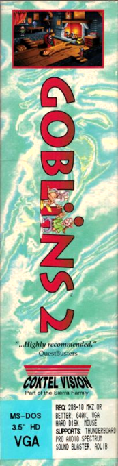 Gobliins 2 - The Prince Buffoon — box-2D-side (US)