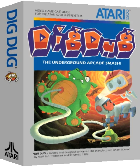Dig Dug — box-3D (US)