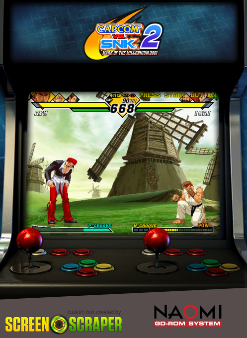 Capcom vs. SNK 2 - Millionaire Fighting 2001 — box-2D (SS)