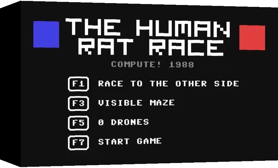 The Human Rat Race — box-3D (WOR)