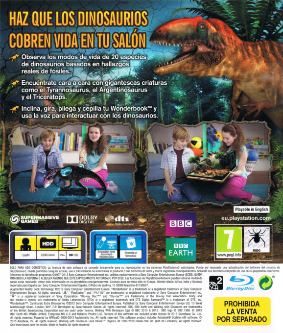 Wonderbook - Walking with Dinosaurs — box-2D-back (SP)