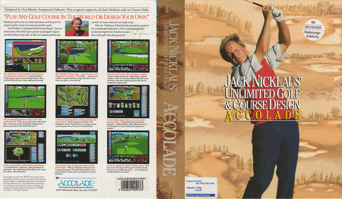Jack Nicklaus' Unlimited Golf & Course Design — box-texture (EU)