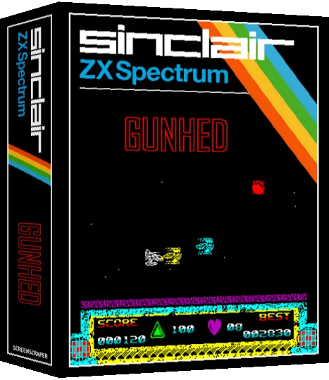 Gunhed — box-3D (SS)