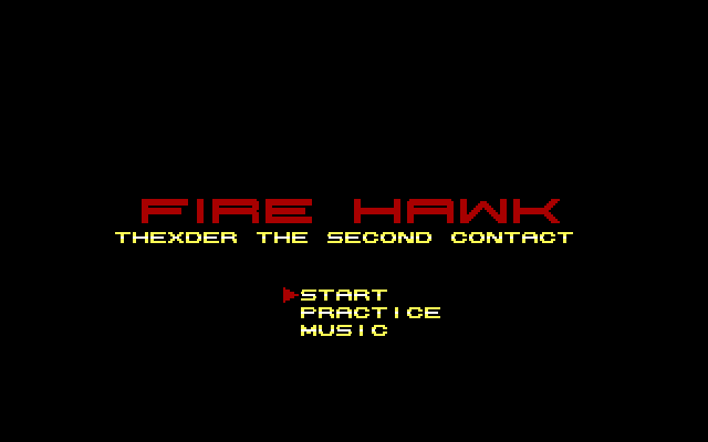 Fire Hawk - Thexder - The Second Contact — sstitle (US)