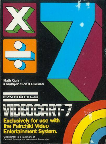 Videocart-7 - Math Quiz 2 - Multiplication, Division box art