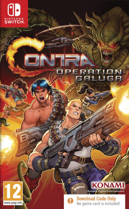 Contra: Operation Galuga — box-2D (EU)