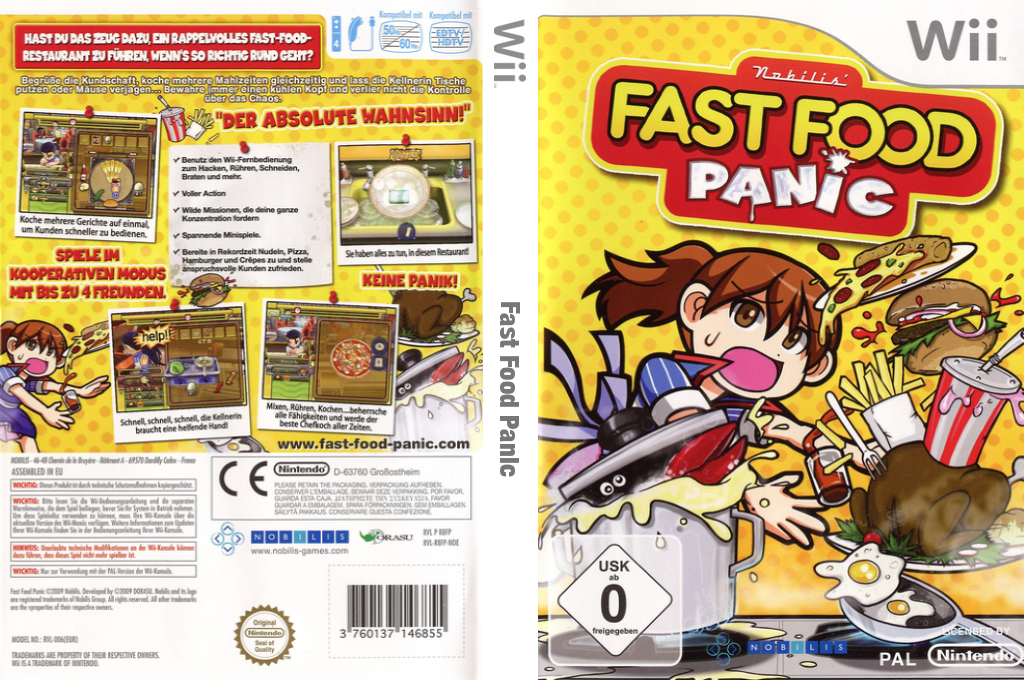 Fast Food Panic — box-texture (DE)