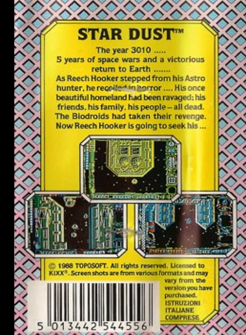 Star Dust — box-2D-back (EU)