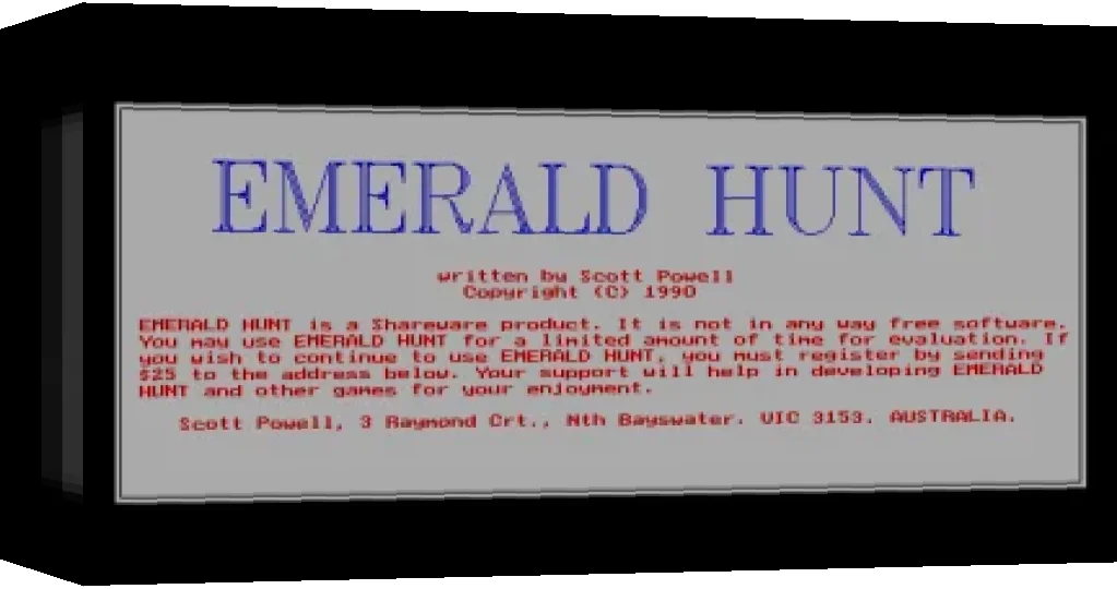 Emerald Hunt — box-3D (WOR)
