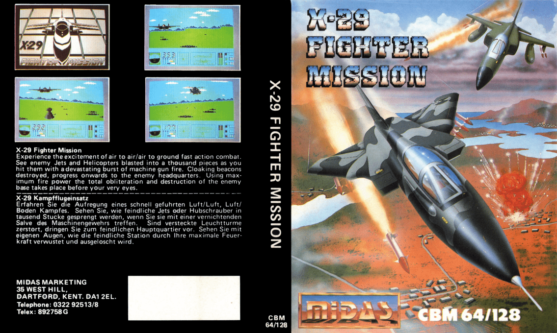 X-29 Fighter Mission — box-texture (EU)
