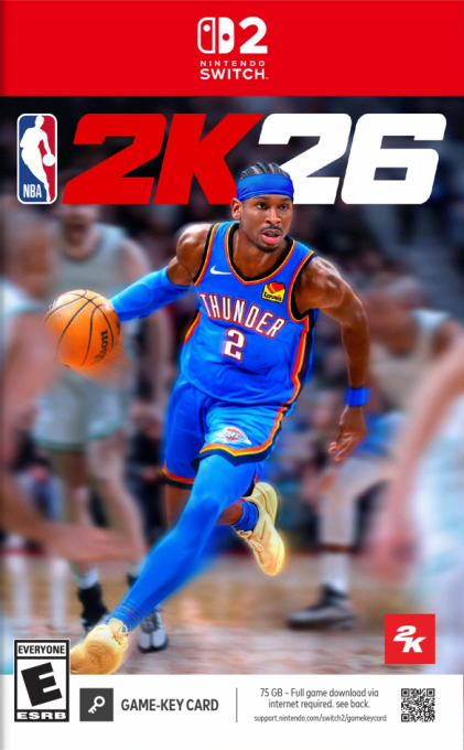 NBA 2K26 box art