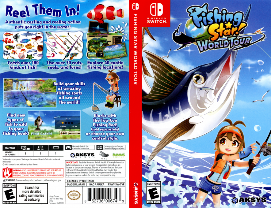 Fishing Star World Tour — box-texture (US)