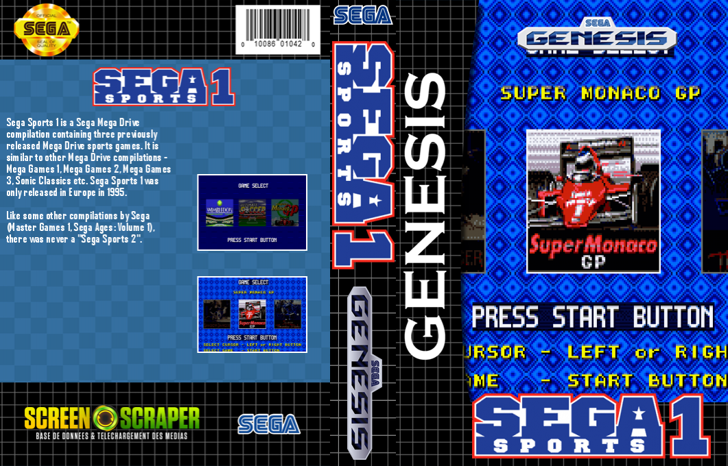 Sega Sports 1 — box-texture (SS)
