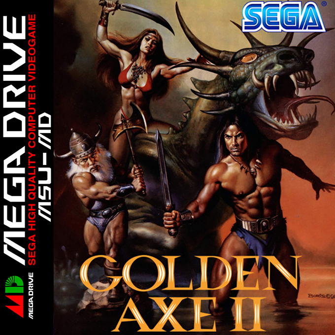 Golden Axe II box art