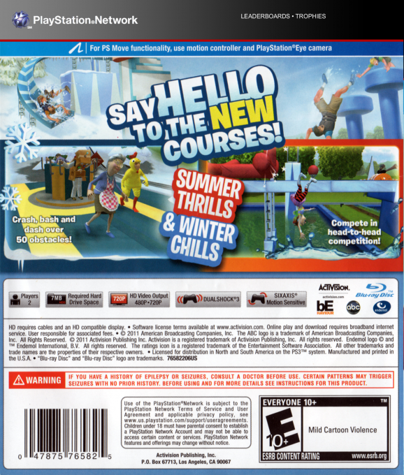 ABC Wipeout 2 — box-2D-back (US)