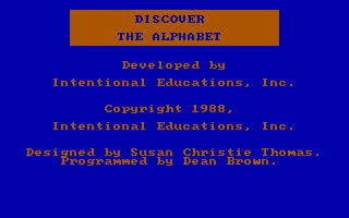 Discover the Alphabet box art