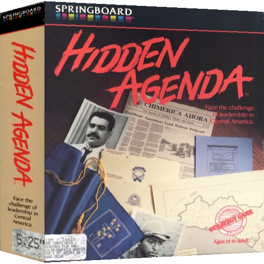 Hidden Agenda — box-3D (US)