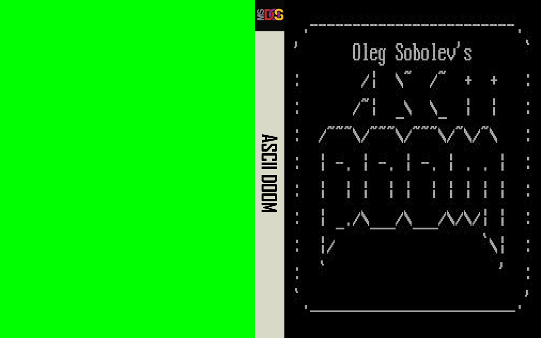 ASCII DOOM — box-texture (WOR)