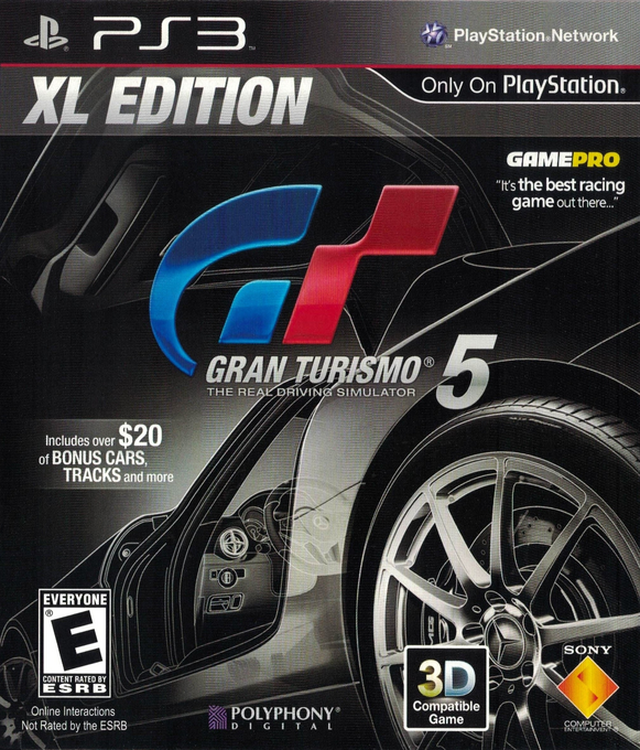 Gran Turismo 5 - XL Edition box art