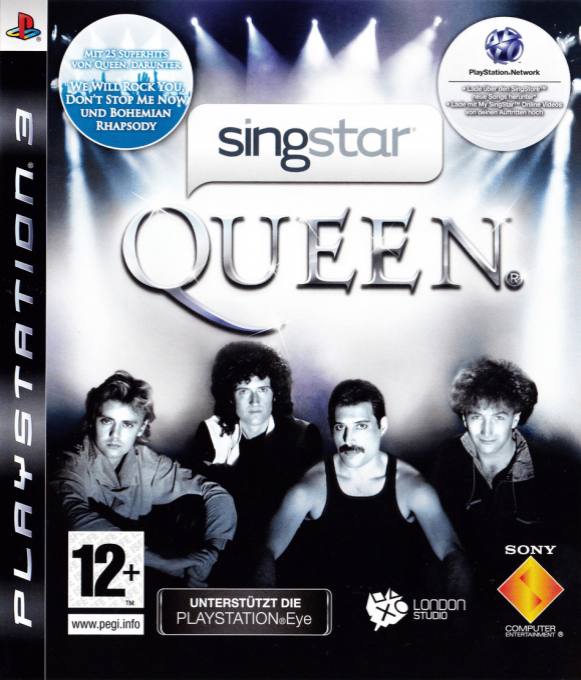 SingStar Queen — box-2D (DE)